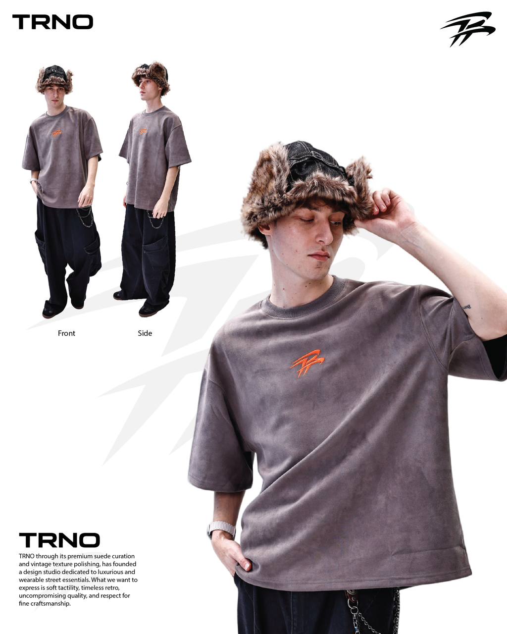 COZY TEE (WARM BROWN)