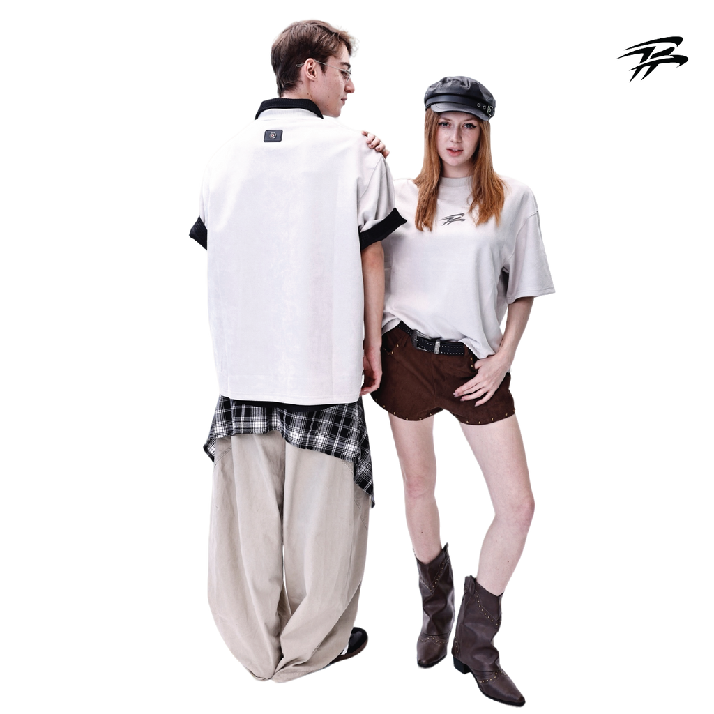 COZY TEE (LIGHT GREY)