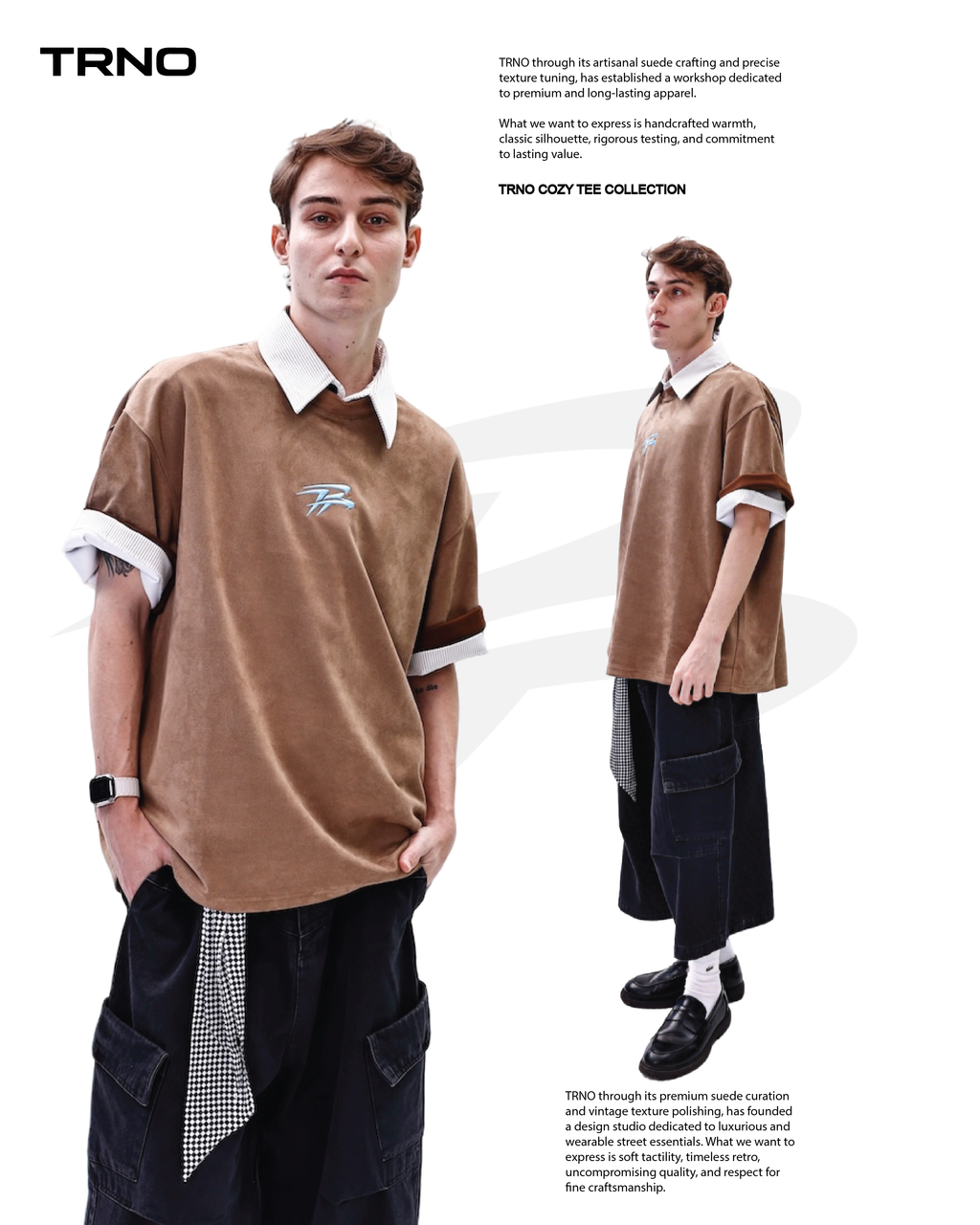 COZY TEE (CARAMEL BROWN)
