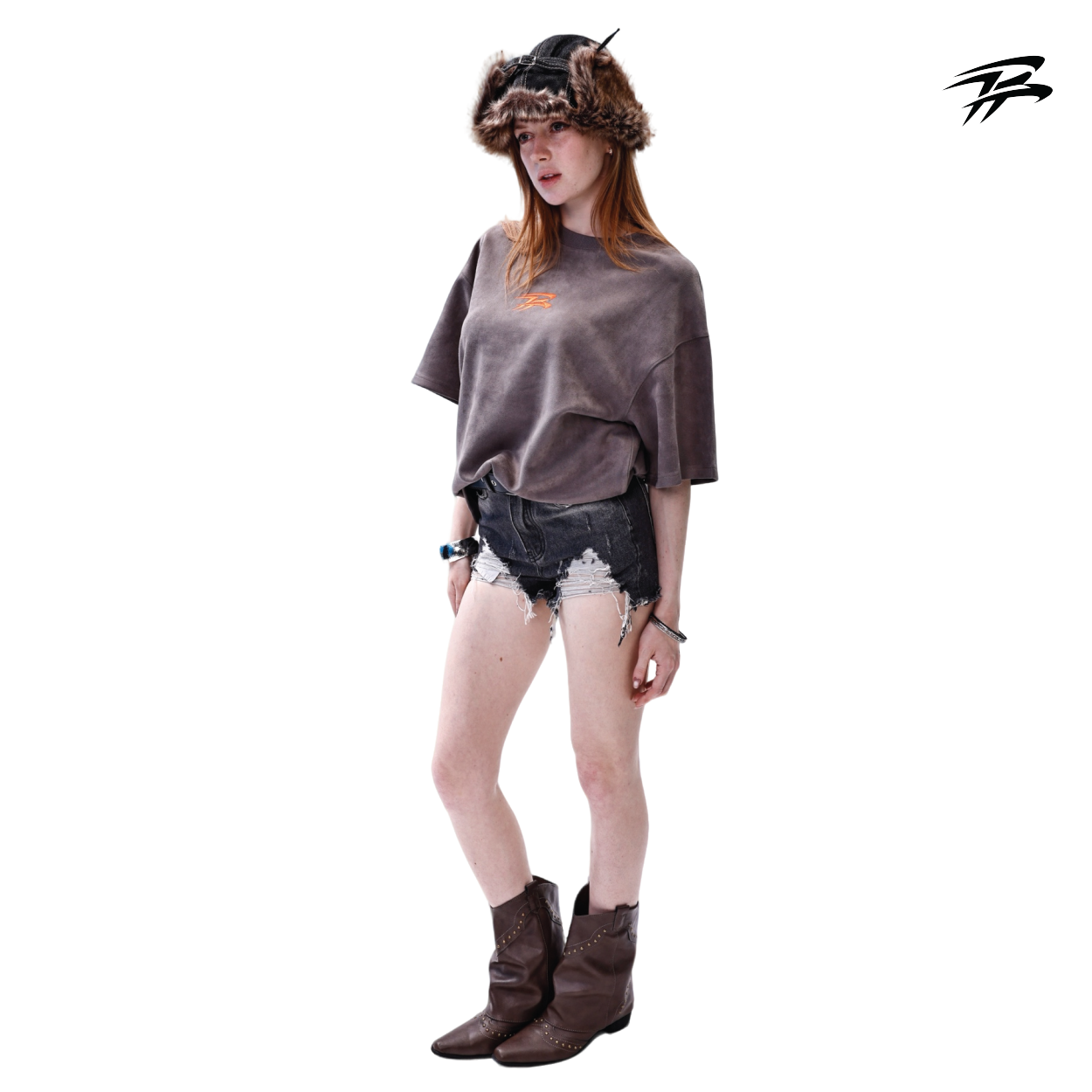 COZY TEE (WARM BROWN)