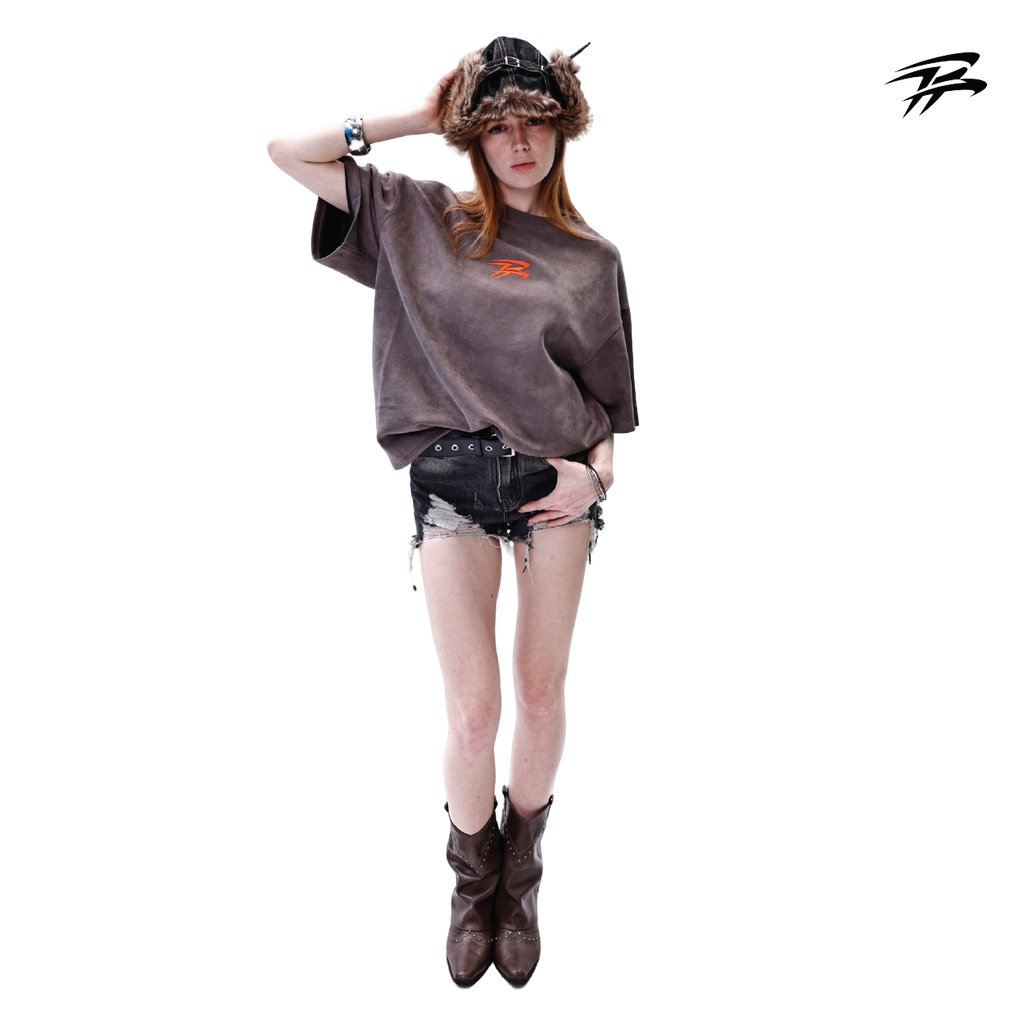 COZY TEE (WARM BROWN)