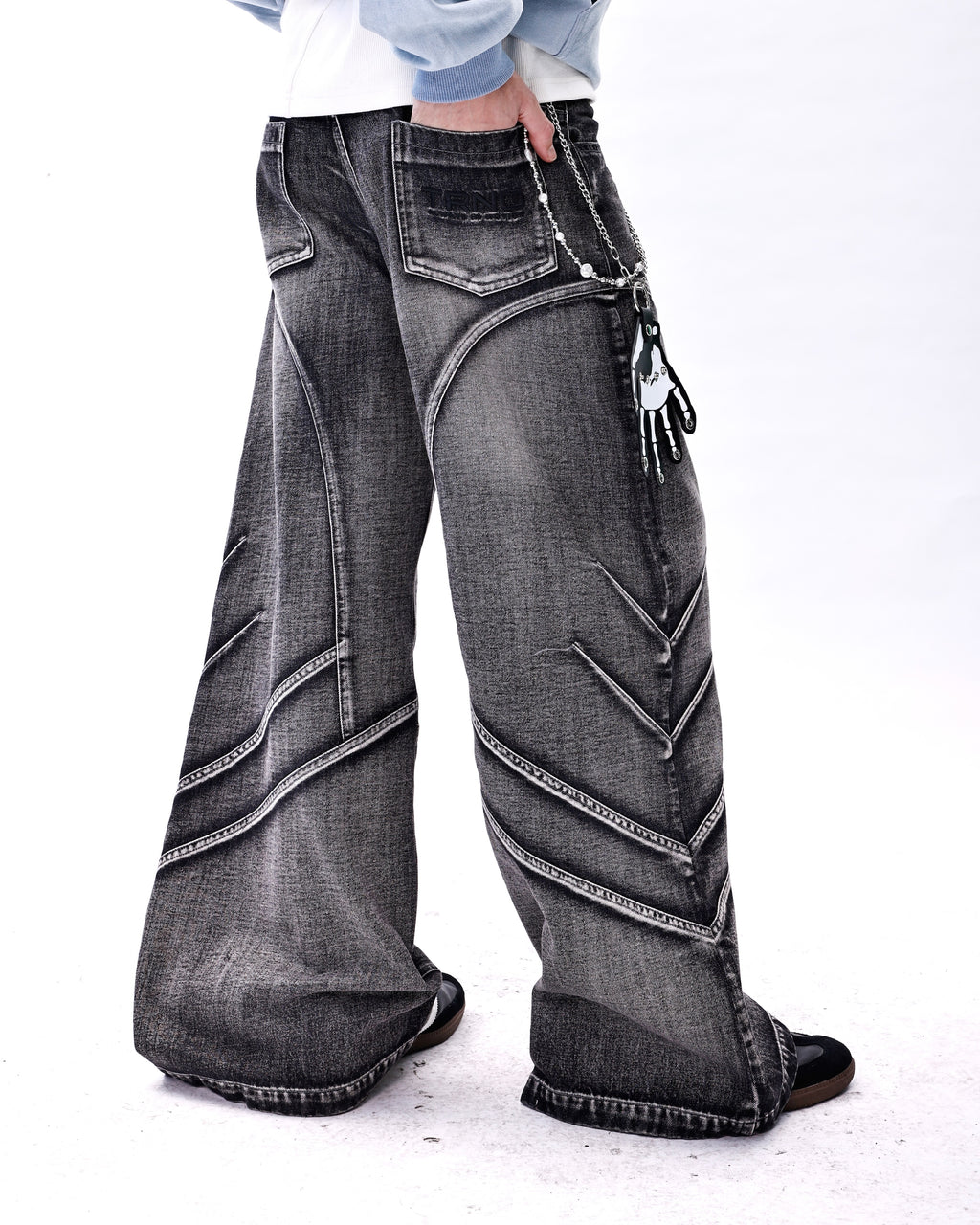 ARC DENIM PANTS [BLACK]