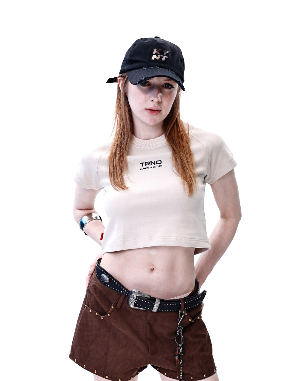 ERA CROP TOP [BEIGE]