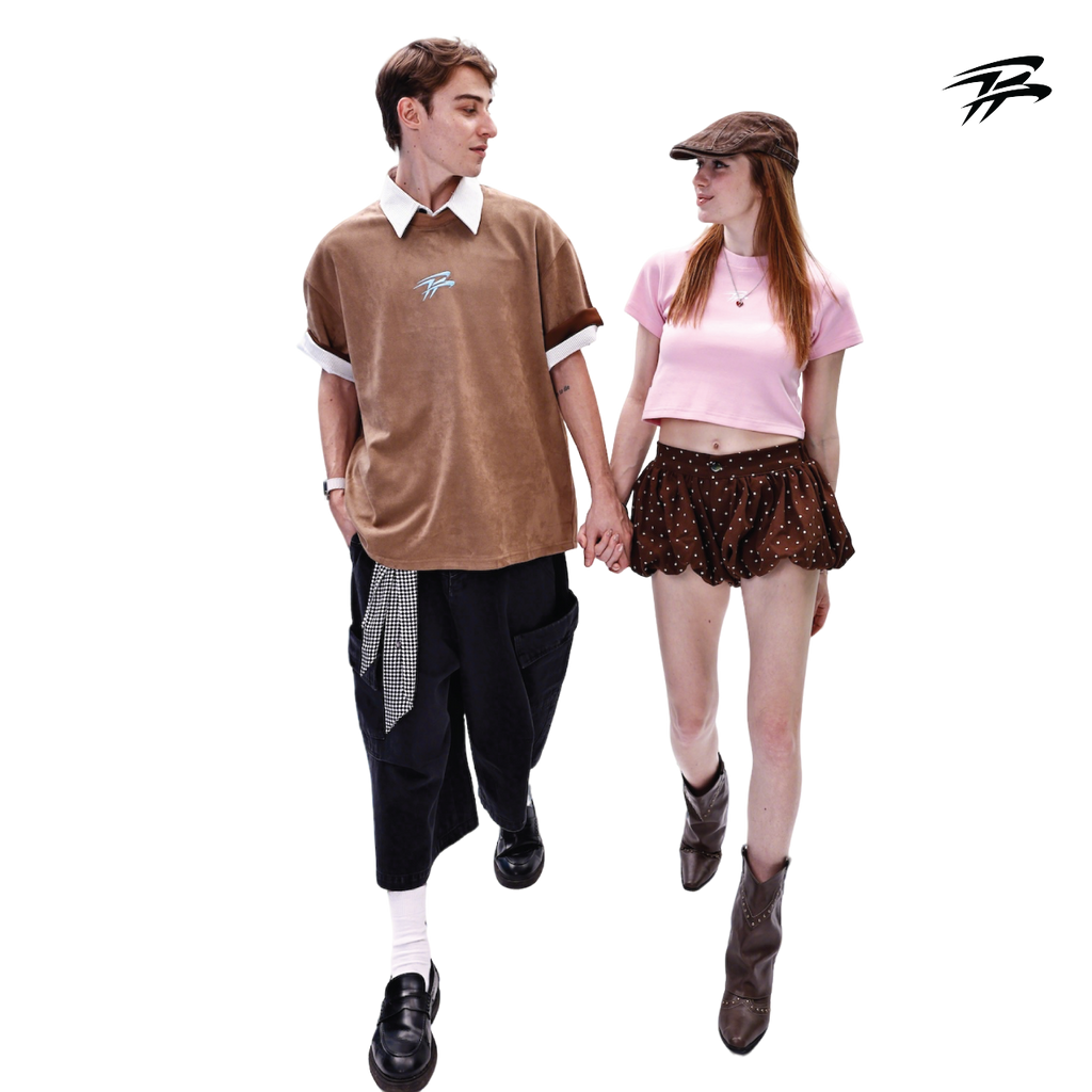COZY TEE (CARAMEL BROWN)
