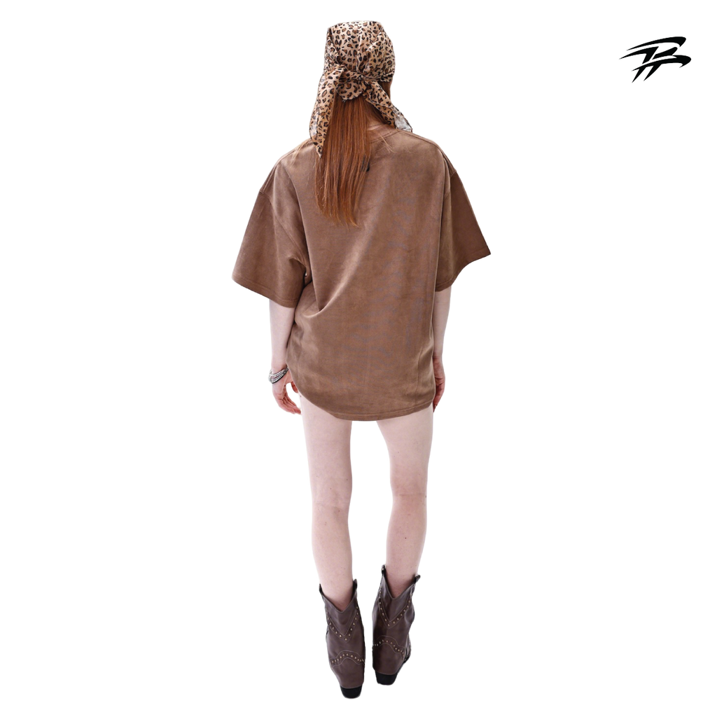 COZY TEE (CARAMEL BROWN)