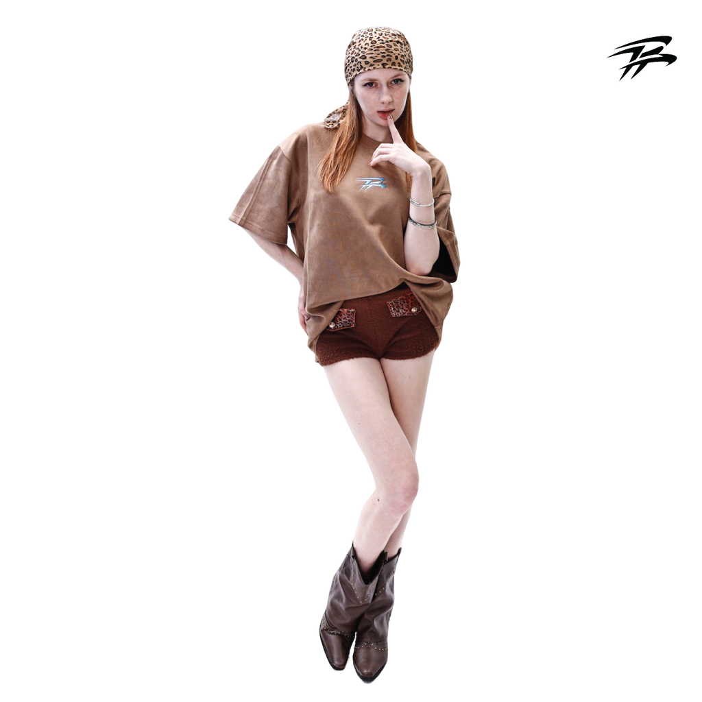 COZY TEE (CARAMEL BROWN)