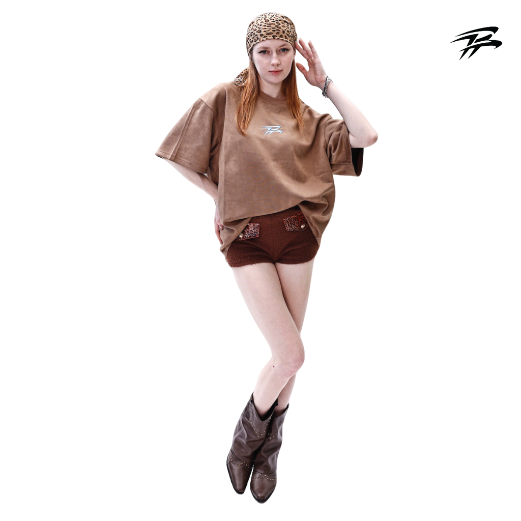 COZY TEE (CARAMEL BROWN)
