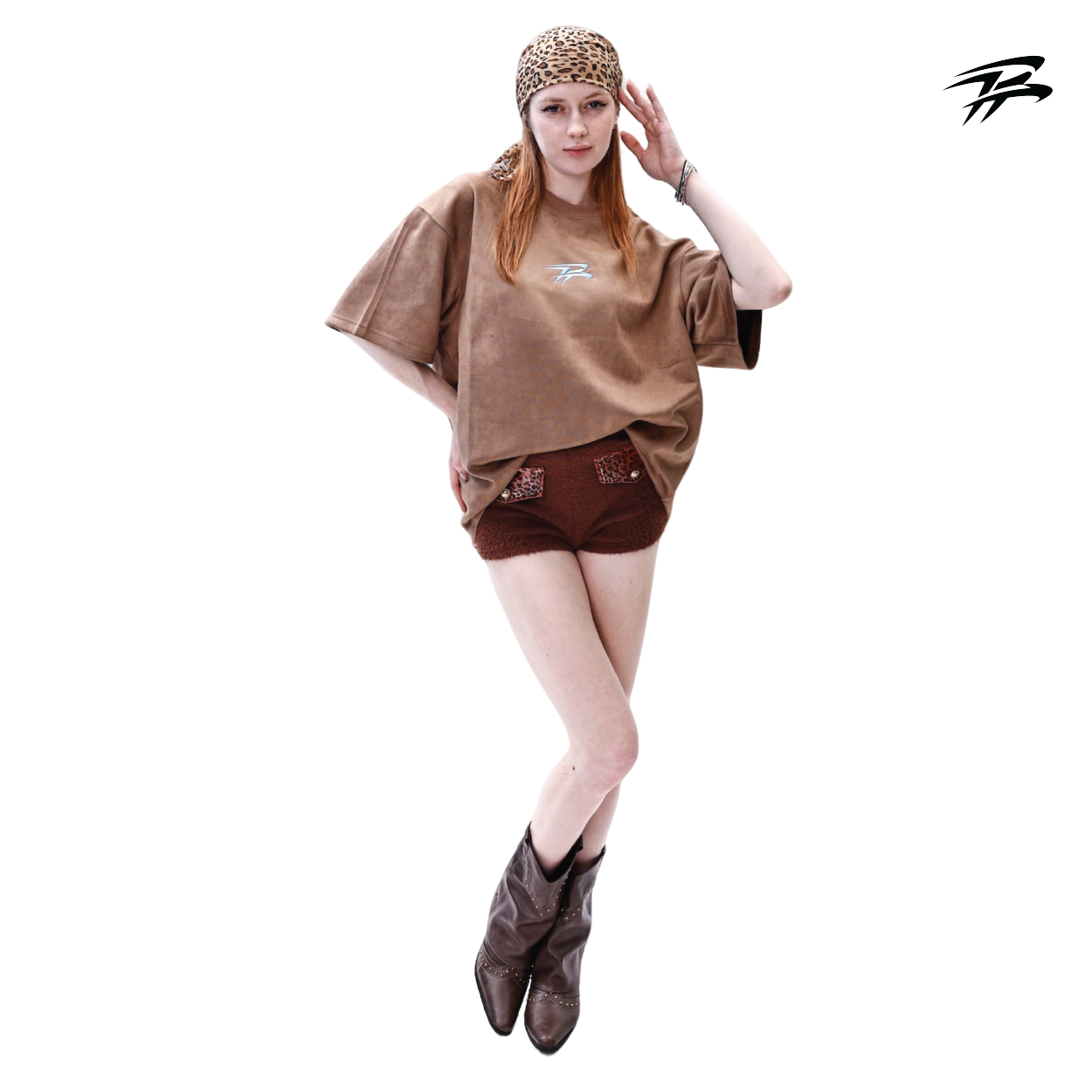 COZY TEE (CARAMEL BROWN)