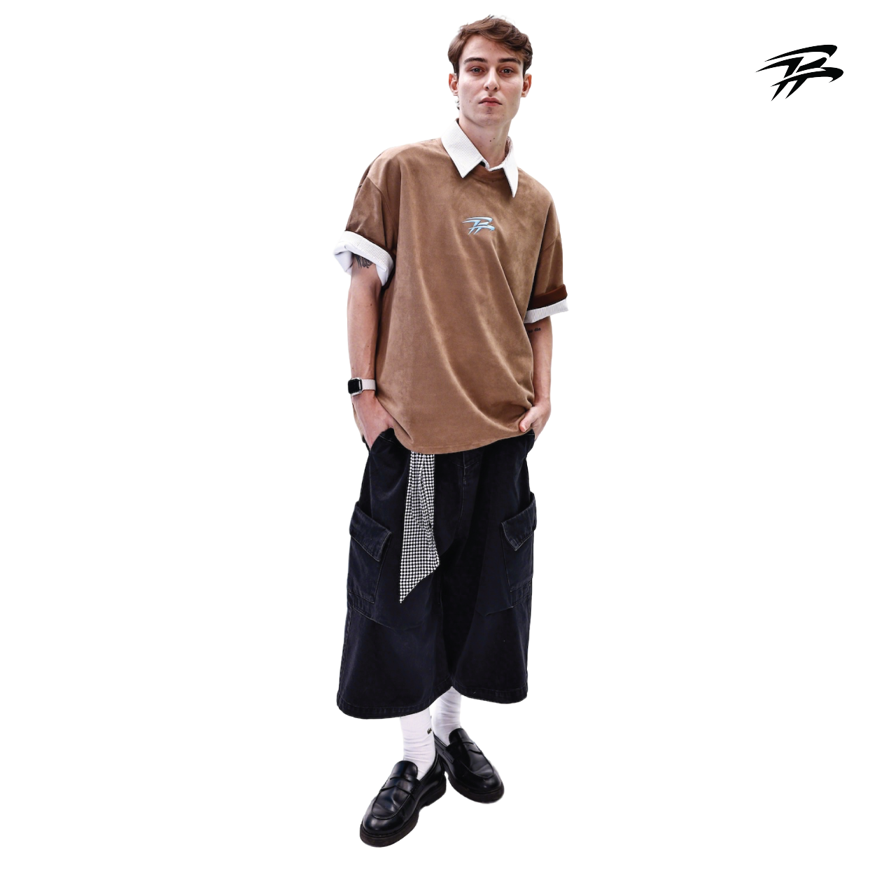 COZY TEE (CARAMEL BROWN)