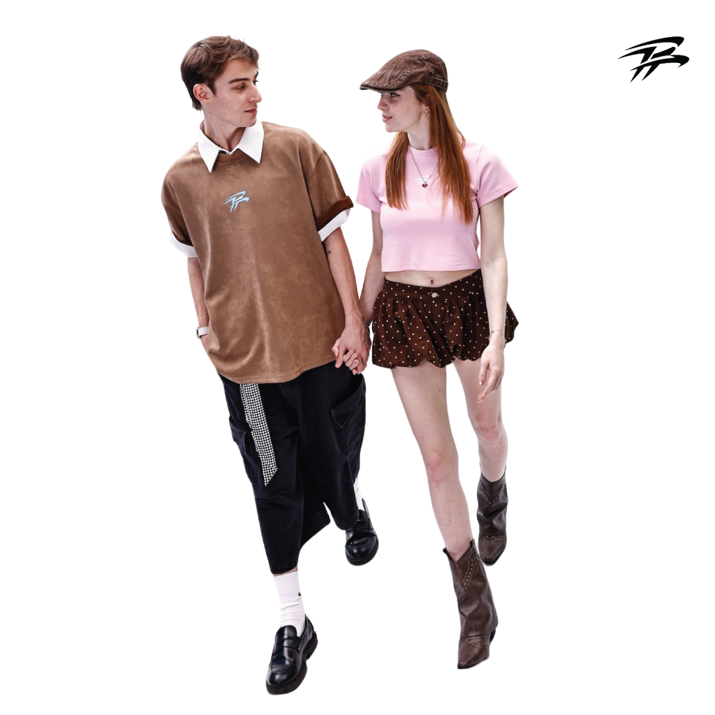 COZY TEE (CARAMEL BROWN)