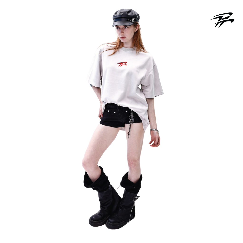 COZY TEE (LIGHT GREY)