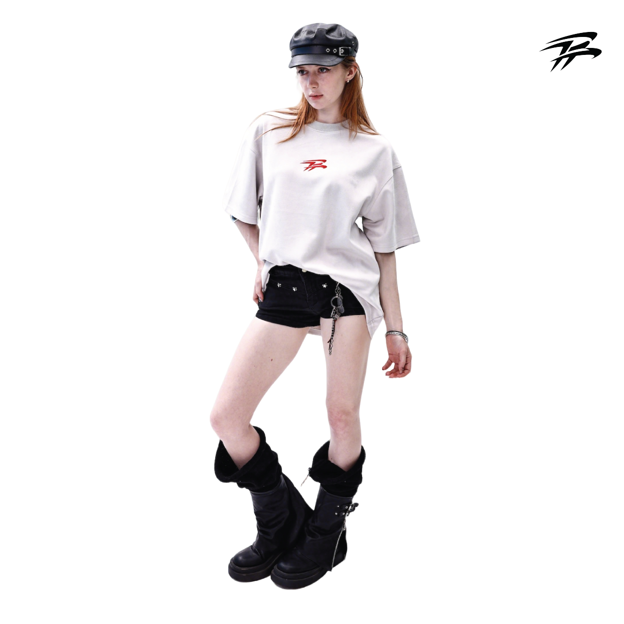 COZY TEE (LIGHT GREY)