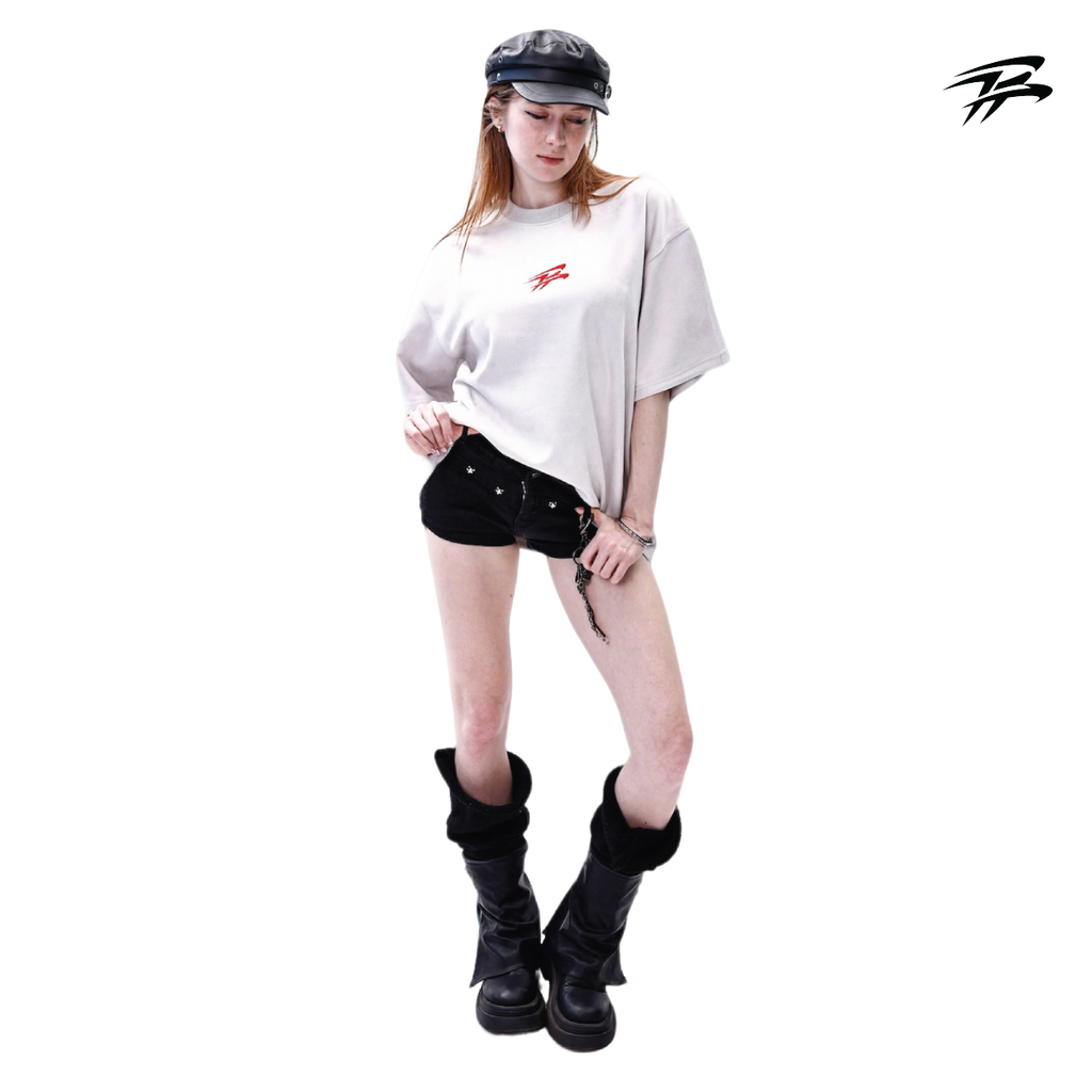 COZY TEE (LIGHT GREY)