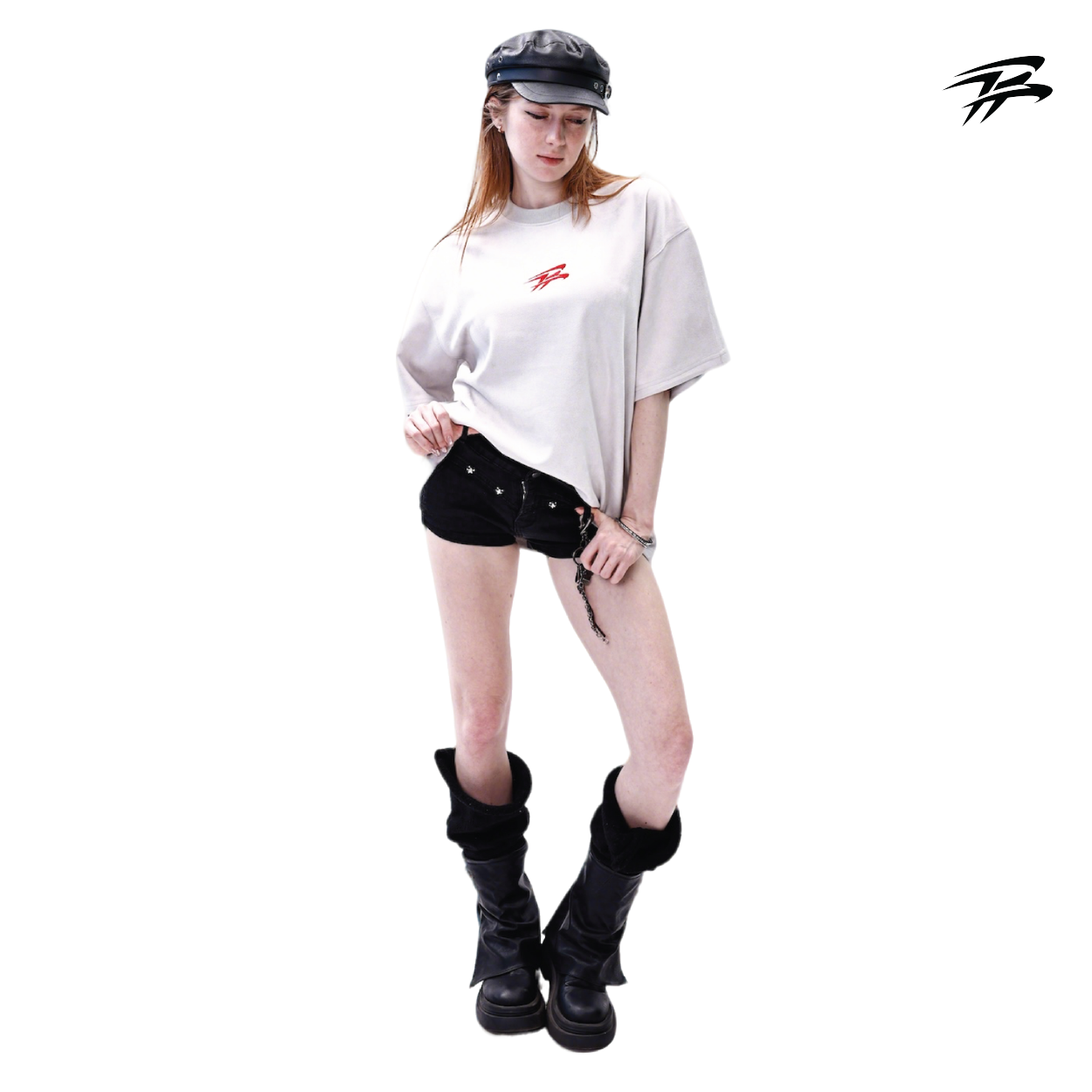 COZY TEE (LIGHT GREY)